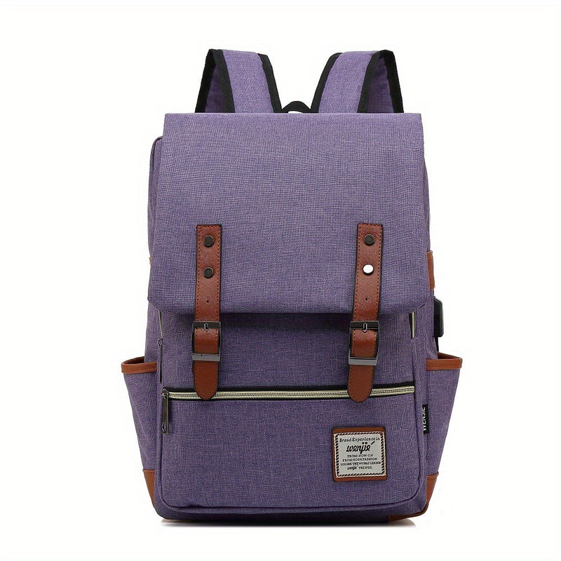 Student Backpack Travel Backpack Outdoor Casual Bag For Men And Women Computer Bag Shoulder Bag Multi-purpose Backpack With Belt Decoration