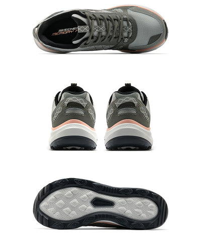 Skechers Women'S Outdoor Shoes, RIDGE OAK Women'S Lace-Up City Outdoor Shoes, RIDGE OAK Simple Large Sole EVA Material Lightweight Comfortable Women'S Sports Shoes, Comfortable Breathable Mesh Upper + MOVE FOAM Insole, Suitab