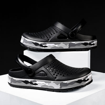 صندل رجالي قابل للتنفس، مريح وغير قابل للانزلاق، مناسب للشاطئ