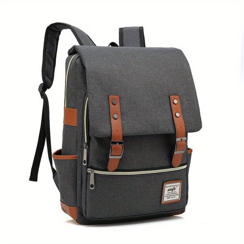 Student Backpack Travel Backpack Outdoor Casual Bag For Men And Women Computer Bag Shoulder Bag Multi-purpose Backpack With Belt Decoration