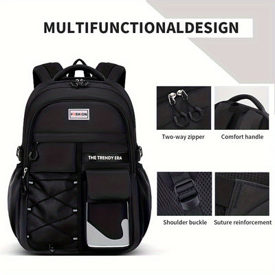 The Latest 2025 Unisex Student Backpack, a Lightweight Bag Suitable for Travel And School.