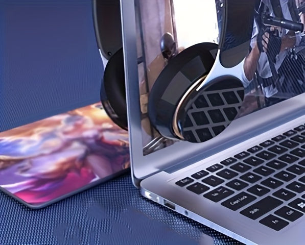 Wireless Headset Wireless Earphone Wireless 5.0 Cute Earbuds Headsets Foldable Lightweight Headphones Suitable For Travel Work Mobile Phone Computer Laptop Christmas Gift For Friends.