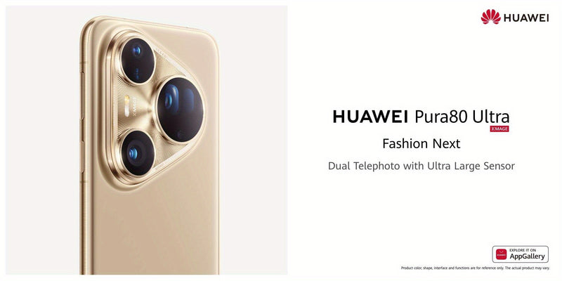 For HUAWEI Pura 80 Ultra 4G Smartphone | 16GB RAM + 512GB ROM | 6.8" LTPO OLED Display | Quad Ultra Lighting Camera with 100x Zoom | 5170mAh Battery | 100W Wired & 80W Wireless SuperCharge | Waterproof | EMUI 15 | Dual SIM |
