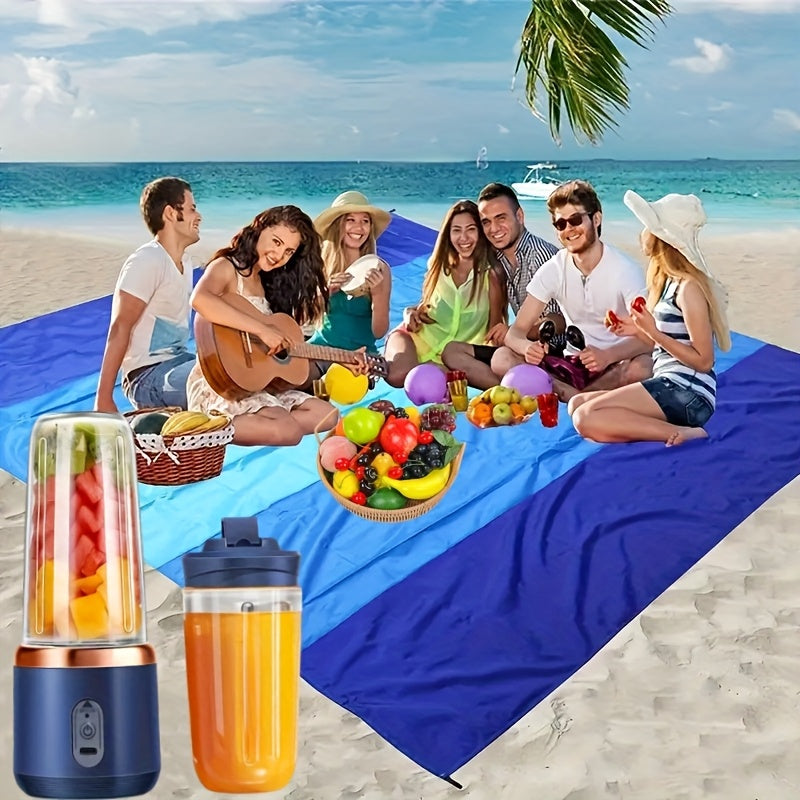 Portable Electric USB Juicer Blender, Dual Cups, Six-Blade System with Button Control, 1500mAh Rechargeble Lithium Battery for Smoothies and Citrus Drinks - Easy to Clean Food Grade Materials Essential Item at Home Kitchen Ou