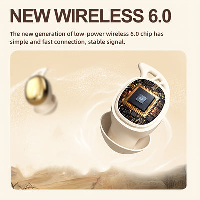 HYUNDAI HY-S13 2025 Wireless Earbuds - 100+ Hour Battery Life, 0 Pressure Sensation, 6.0 Flash Connection, 6.0 Wireless, 6.0 Wireless Earbuds with 6.0 Wireless Technology, Comfortable Fit For Everyday Use, Sleek Earbud Design