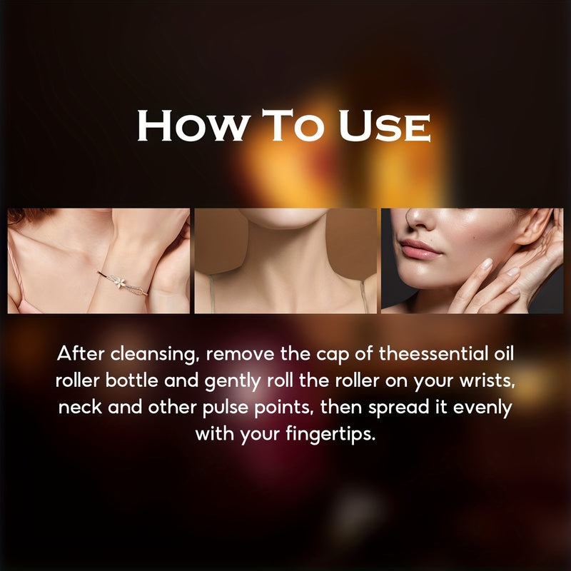 SUMAX Luxury Golden Crown Perfume Roller Ball - Long-Lasting Royal Fragrance Oil, Alcohol-Free, Elegant Golden Perfume for Women & Men, Massage Oil for Wrists, Neck, Special Events - Luxury Gift Box with Golden Cap & Box - Id