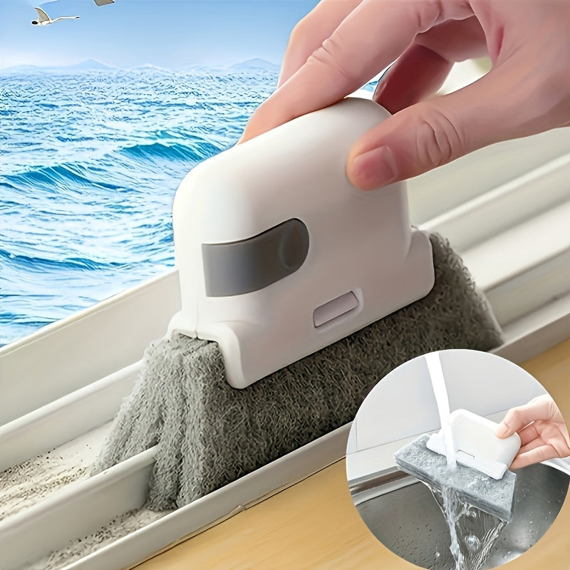 A Versatile Handheld Cleaning Brush Suitable for Windows And Kitchens - Features Easy-To-Use Grooves And Crevice Tools, a Reusable Essential for Dusting at Home, Perfect As a Holiday Gift.