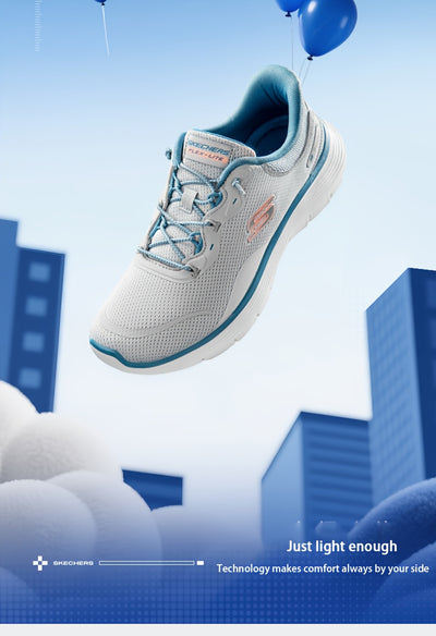 Skechers Genuine Women'S Shoes 2025 New Summer Breathable Slip-On Walking Shoes Casual Sports Shoes 150218-GYMT