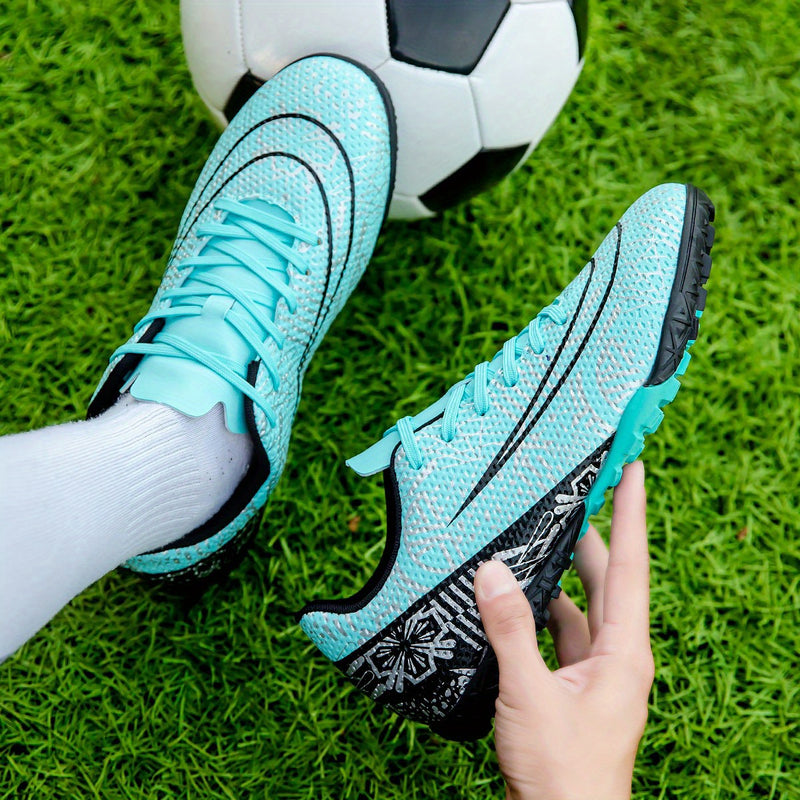 Special Price - Low-Top Breathable Football Shoes TF Stud Short Stud Outdoor Indoor Sports Professional Training Competition Football All-Season Suitable Football Shoes Secure Fit Sports Enthusiasts Exclusive Fan Essential