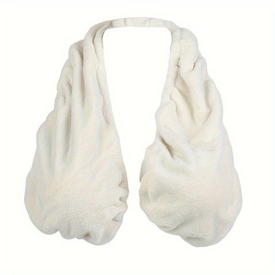 [Beach Ready] Quick-Dry & Breathable Towel Wrap with Adjustable Strap - Ultra-Soft Coral Fleece, Sleeveless Neck Design for Beach, Sports & Daily Wear - Lightweight, Durable & Versatile Towel Corset in Blue, Pink, Green, Purp