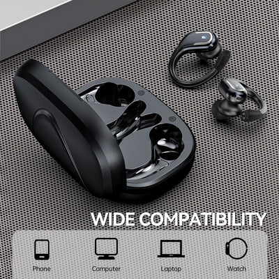 LIFEBEE TWS Wireless Earbuds with Mic, Wireless Sports Headphones, In-Ear Design, Type-C Charging Case, Secure Fit & Volume Control for Men/Women