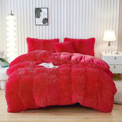 طقم غطاء لحاف فاخر من 3 قطع - غطاء سرير ناعم ومريح لجميع المواسم مصنوع من البوليستر بسحاب لغرفة النوم وغرفة الضيوف والمبيت