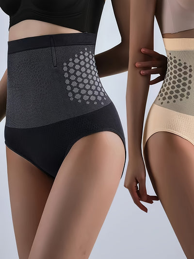 3pcs High-Waisted Tummy Control Shapewear Panties for Women, Butt Lifting, and Stomach Flattening Leggings Suitable for Fitness, Running, Body Sculpting, and Sports