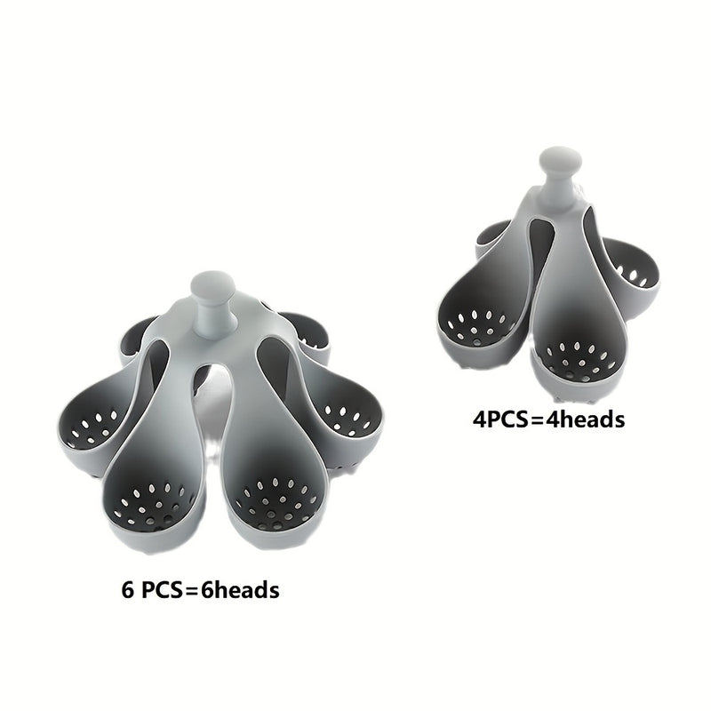 4/6 Heads High-Temperature  Silicone Egg Cooker for Home Kitchen, a  Tool for Steaming Eggs for Family Breakfast.
