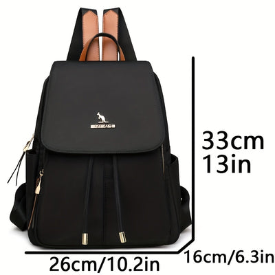 حقيبة ظهر H7 خفيفة الوزن وكبيرة السعة للمراهقين من عمر 3 إلى 5 أيام - حقيبة سفر أنيقة سوداء كاجوال مع مقصورات متعددة، وسحاب إغلاق متين وأجزاء معدنية ذهبية اللون، مثالية للاستخدام اليومي، حقيبة ظهر للسفر، متعددة الاستخدامات