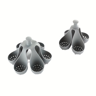 4/6 Heads High-Temperature  Silicone Egg Cooker for Home Kitchen, a  Tool for Steaming Eggs for Family Breakfast.