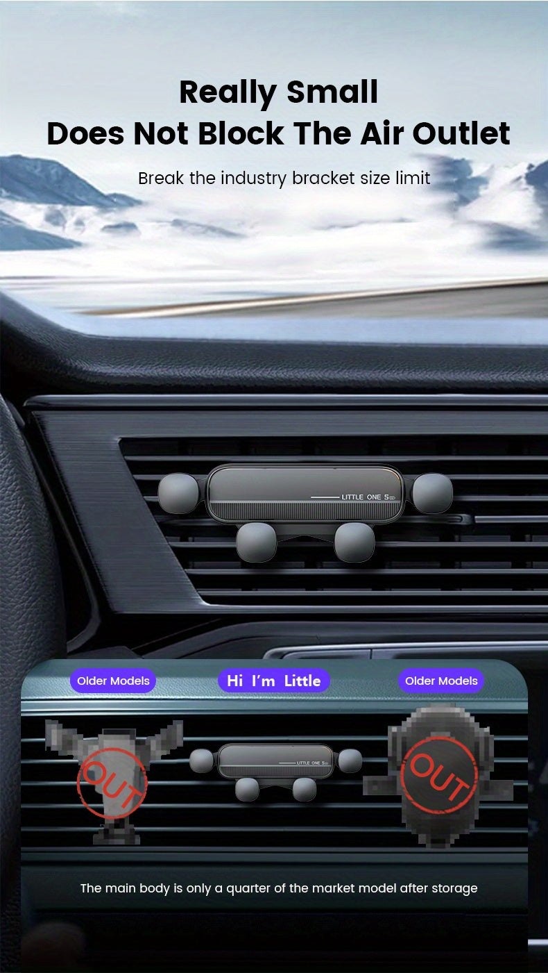 Gravity Car Phone Holder Air Vent Mount Mobile Cell Phone GPS Support For iPhone Huawei Xiaomi Samsung Phone Holder in Car