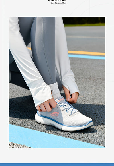 Skechers Genuine Women'S Shoes 2025 New Summer Breathable Slip-On Walking Shoes Casual Sports Shoes 150218-GYMT