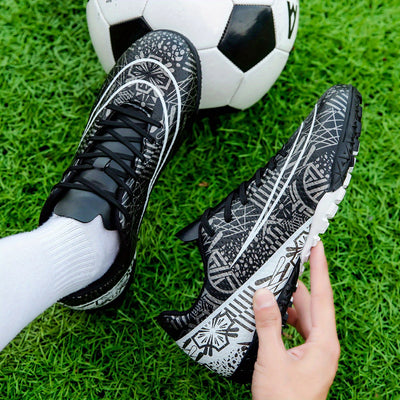 Special Price - Low-Top Breathable Football Shoes TF Stud Short Stud Outdoor Indoor Sports Professional Training Competition Football All-Season Suitable Football Shoes Secure Fit Sports Enthusiasts Exclusive Fan Essential