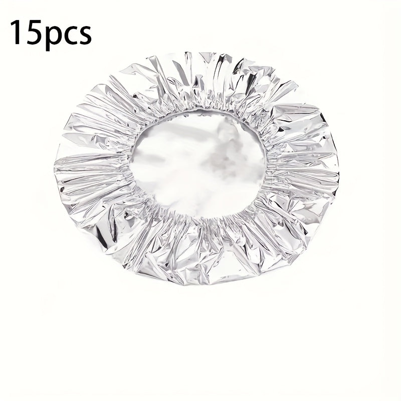 10PCS 15PCS 20PCS 25PCS 30PCS 40PCS 5PCS Food-Grade Reusable Aluminum Foil Lids for Bowls, Plates & Dishes – Universal Kitchen Insulation Covers to Keep Meals Warm and Fresh