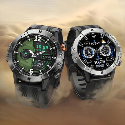 [Smart Watch] 1.52" Synwoo Smart Watch, Touchscreen Outdoor Sports Watch | 410mAh Battery, Pedometer, 100+ Exercise Modes, Camera Control, Weather Forecast, Swimming Mode, Black Strap, Outdoor Fitness Gear