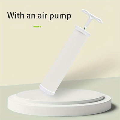 LONNKE Vacuum Compression Backpack - Airline Approved Carry-On (Fits in overhead bin), Heavy-Duty Compression Zipper, Spacious Travel & Business Backpack with Laptop Compartment, Water Bottle Pocket, Adjustable Shoulder Strap