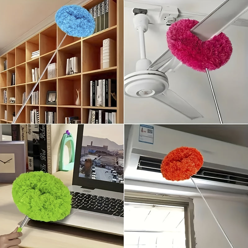 Mini Fan Brush, Ceiling Fan Dust Removal and Cleaning Duster Multi-Functional Dusting Feather Suitable for Car Furniture Fans