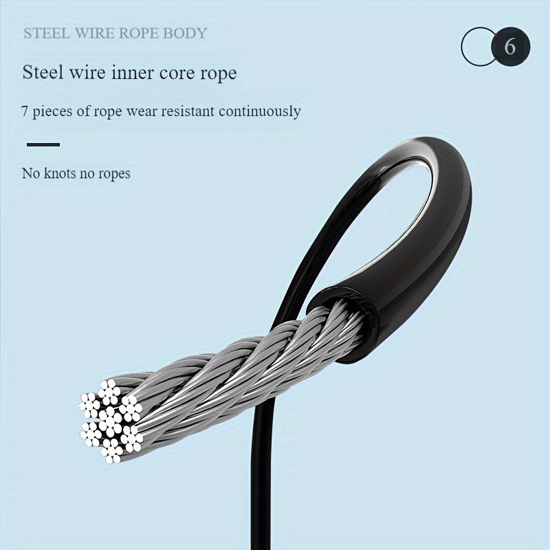 حبل القفز الذكي للياقة البدنية: قابل لإعادة الشحن عبر USB، وشاشة تقدم LED، ومقبض سيليكون متين للتمرينات لجميع الأعمار