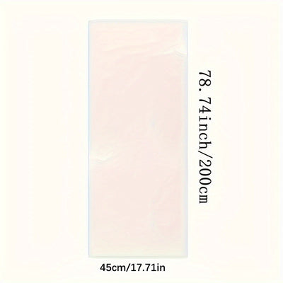 2m Long Invisible Kitchen Oil-Proof Film - High-Temperature Resistant, Static Cling Plastic Protector, Clear Grease & Dirt Barrier for Stove and Countertops, Stove Top Protectors