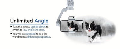 COMITOK L7Cpro Handheld Gimbal Stabilizer with 3-Axis, Portable Foldable Smart Gesture Control, USB Rechargeable, Battery, Ideal for Vlogging, Live Streaming, and Mobile Photography, Live Streaming Equipment | Modern Gimbal |