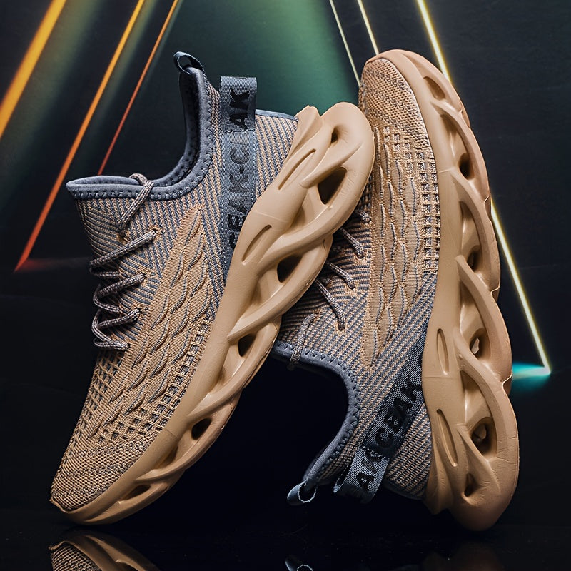 أحذية رياضية بليد للرجال، أحذية جري خفيفة الوزن مضادة للانزلاق، قابلة للتنفس، تمتص الصدمات، مناسبة للركض والتنس والصالات الرياضية والمشي والأحذية الرياضية