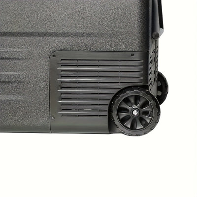 CRONY U55 55L 12V/24V/36V Car Refrigerator Freezer with & APP Control, Portable Wheeled Cooler Fridge, Dual Power (/AC), Compressor Cooling System for Camping, RV, Truck, Van, Car, Outdoor Use