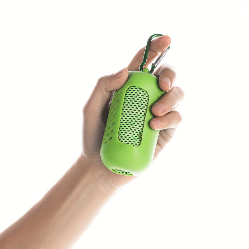 Quick-Drying Sports Towel with Storage Box and Cooling Ice Blanket for Outdoor Fitness and Camping Christmas Gift