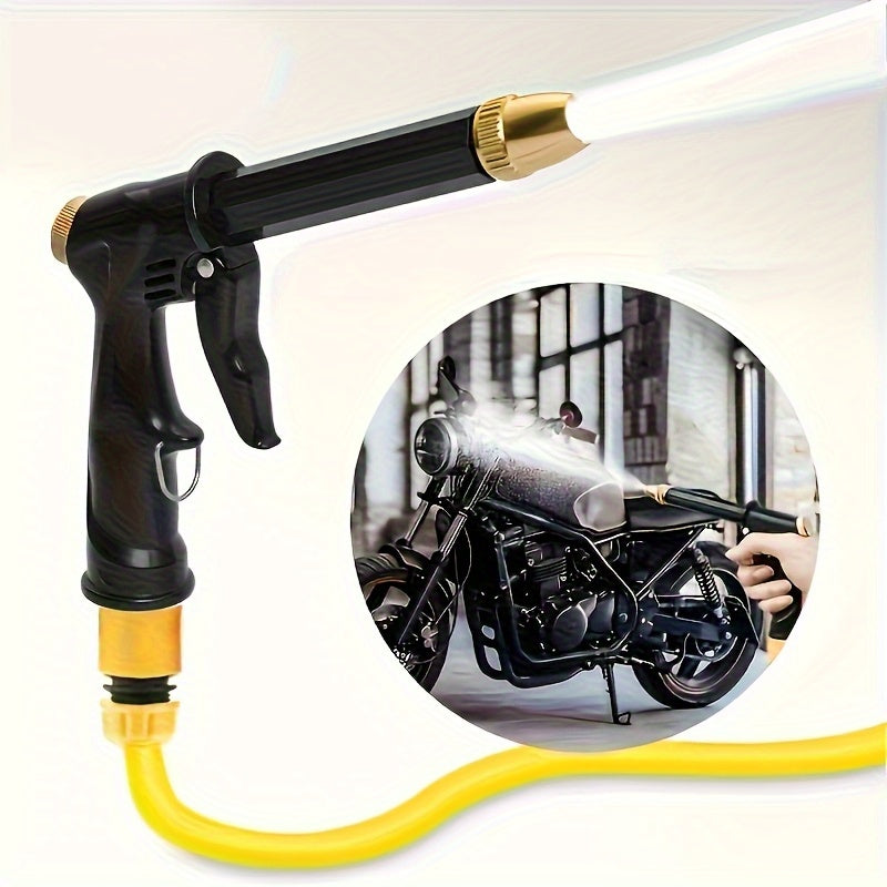 [2x Stronger Power Washer] 2x Stronger Portable Power Washer | Lightning High-Pressure Water Gun, Easy to Use, Non-Slip Handle, Ideal for Car Washing & Watering Plants | Ergonomic Handle, Durable Plastic Construction.