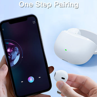 Wireless Earbuds: Touch Controls & HD Calling, Featuring Ultra-Long Battery, Noise Cancellation, and Seamless Wireless Connectivity - Ideal for Lifestyle & Gaming | Modern Aesthetic Design