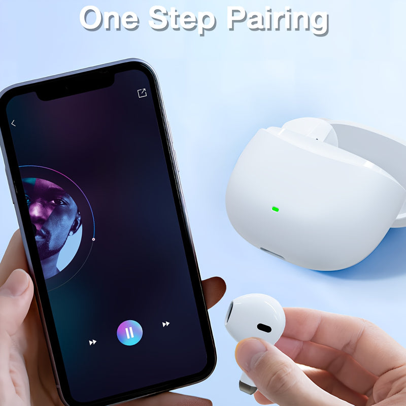 Wireless Earbuds: Touch Controls & HD Calling, Featuring Ultra-Long Battery, Noise Cancellation, and Seamless Wireless Connectivity - Ideal for Lifestyle & Gaming | Modern Aesthetic Design