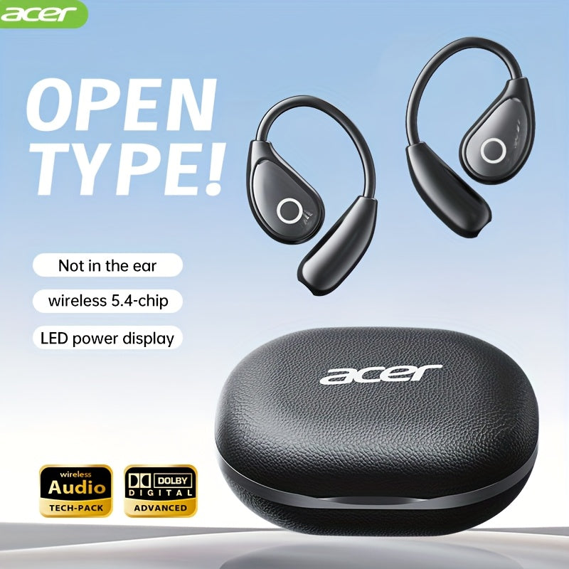 Acer TWS Wireless Headphones with Noise Cancelling, In-Ear Design, Lightweight Touch Control, Long Battery Life, HIFI Sound, Compatible with Mobile Phones, Tablets, And Laptops