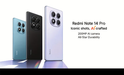 The Xiaomi Redmi Note 14 Pro Smartphone features a 6.67-inch AMOLED display with 120Hz refresh rate and 1080P resolution. It is powered by the Helio G100-Ultra Octa-Core processor and boasts a 200MP camera with OIS. The phone