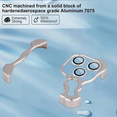 Aerospace Grade Aluminum Metal Armor Mobile Phone Case - New in the Third Quarter of 2024, Suitable for iPhone16/15 Series - Minimalist High-Strength Protection, Advanced Protective Case - Unique Reinforced Protection Design