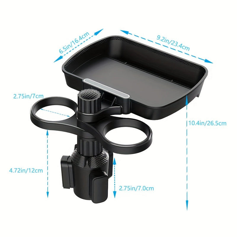 Car Mobile Phone Bracket Tray Beverage Coffee Small Dining Table Food Storage Rack Water Cup Plate Bracket