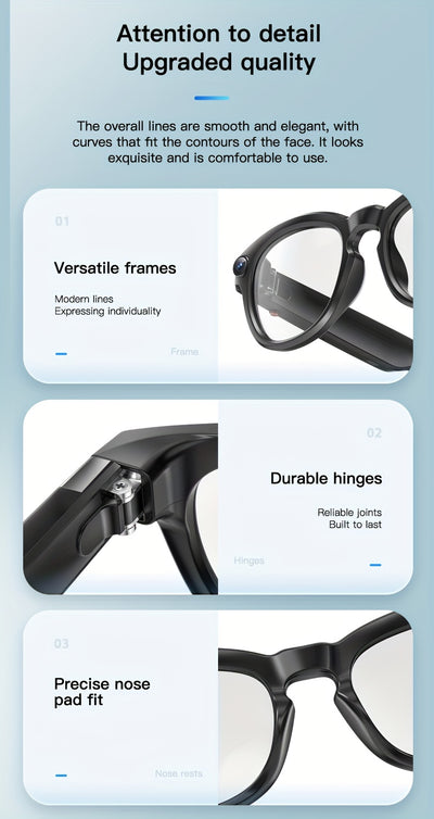 HYUNDAI Q8 Wireless Wireless Earbuds with Auto Sleep Mode, USB-C Charging, Long-Lasting Battery - Matte Black, Compatible with Smartphones/Tablets/Laptops, for Women, Gym, Travel, Everyday Use - Stylish Wireless Earbuds for F