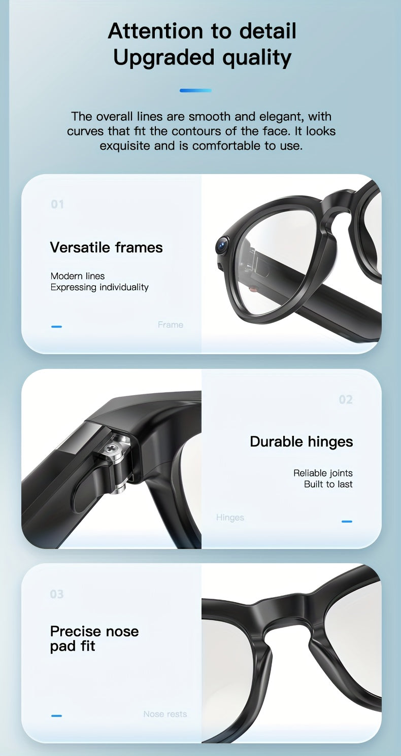 HYUNDAI Q8 Wireless Wireless Earbuds with Auto Sleep Mode, USB-C Charging, Long-Lasting Battery - Matte Black, Compatible with Smartphones/Tablets/Laptops, for Women, Gym, Travel, Everyday Use - Stylish Wireless Earbuds for F