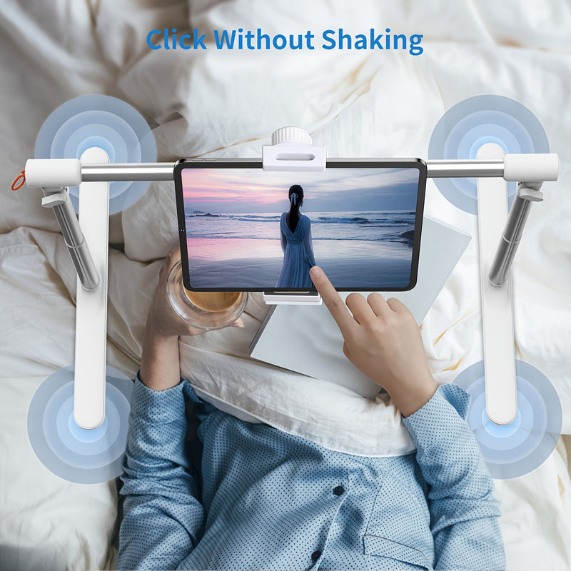 Elevate Your Screen Time: Bedside Tablet Stand with Stable Design and Adjustable Height - Perfect for Relaxing at Home