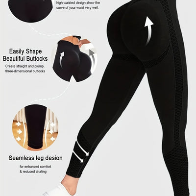 [Comfortable Sports Tights] Super Comfortable High-waisted Compression Sports Tights | Abdominal Control, Sweat-wicking, Four-way Stretch, Adjustable Length, Wide Waistband, Elegant Design - Suitable for Women, Perfect for Yo