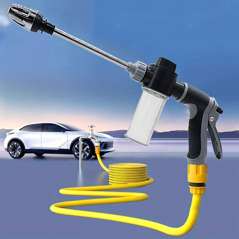 [2x Stronger Power Washer] 2x Stronger Portable Power Washer | Lightning High-Pressure Water Gun, Easy to Use, Non-Slip Handle, Ideal for Car Washing & Watering Plants | Ergonomic Handle, Durable Plastic Construction.