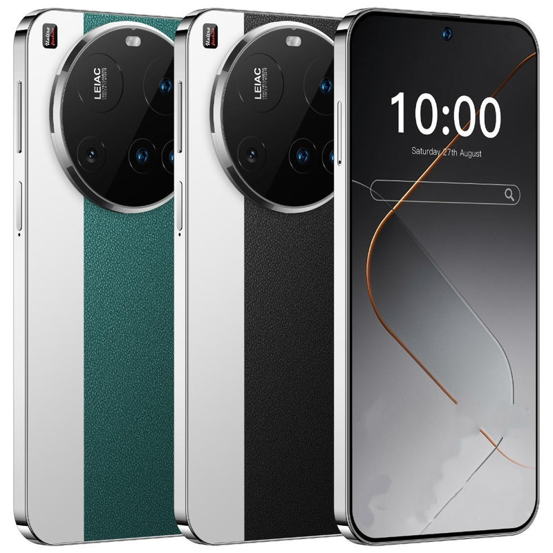 Ultra-thin 8GB + 256GB smartphone, supports expansion of 128GB, Android 13/ Equipped with a 7.3-inch screen, dual SIM design, 1440 x 3200 resolution, up to 6800mAh long-lasting battery, equipped with charger + USB cable + hea