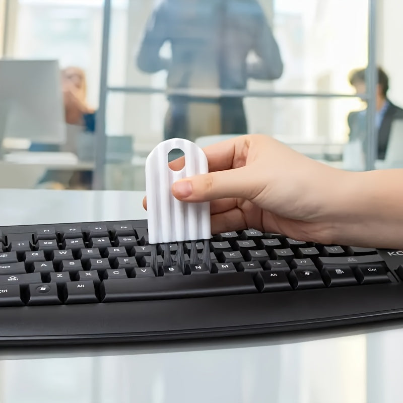 1pc Multi-Functional Computer Cleaning Kit: Soft Brush Keyboard Cleaner, Corner Dust Remover and Keycap Cleaner - Compact Design for Office and Home Workspaces, Computer Cleaning Supplie