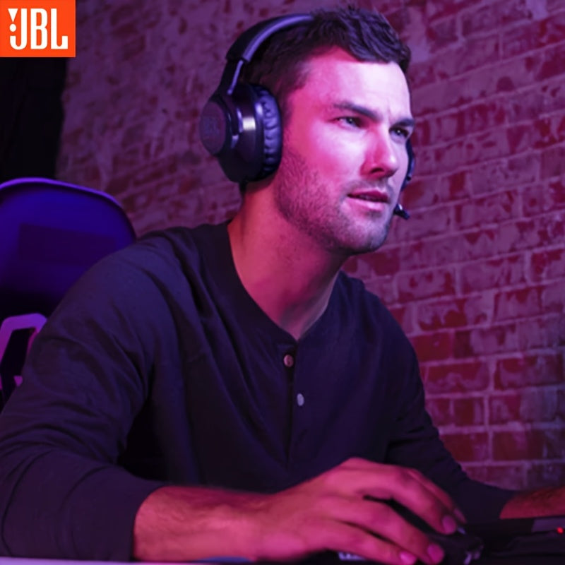 سماعة ألعاب لاسلكية JBL Quantum 350 - عمر بطارية يصل إلى 22 ساعة، عزل للضوضاء، ميكروفون قابل للفصل، وسادات أذن مريحة، شحن USB-C، مثالية لألعاب الكمبيوتر وأجهزة الألعاب، سماعة ألعاب | سماعة ألعاب مريحة | عزل للضوضاء