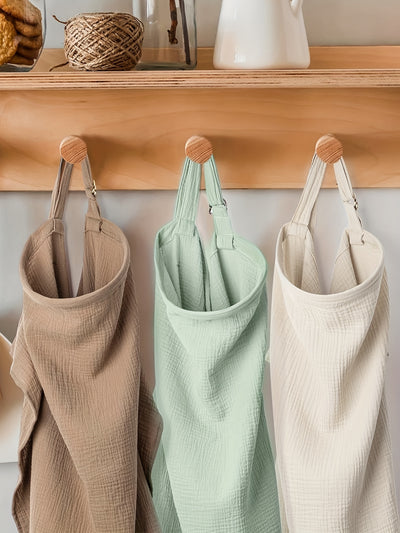 Mint Green Breathable Nursing Cover - Multi-Functional Lactation Cloth for Discreet Breastfeeding, Lightweight & Portable for Summer Use, Perfect for New Moms on the Go, Care Accessory | Versatile Nursing Cover | Lightweight