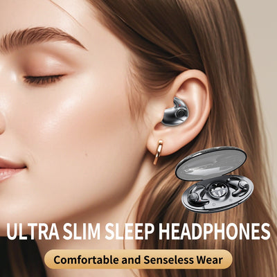True Wireless Earbuds, Ultra-Thin Sleep Headphones